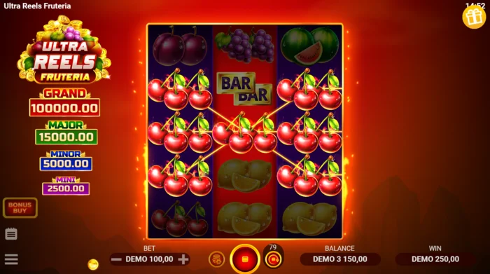 Ultra Reels Fruteria - kirsikkayhdistelmän lasku